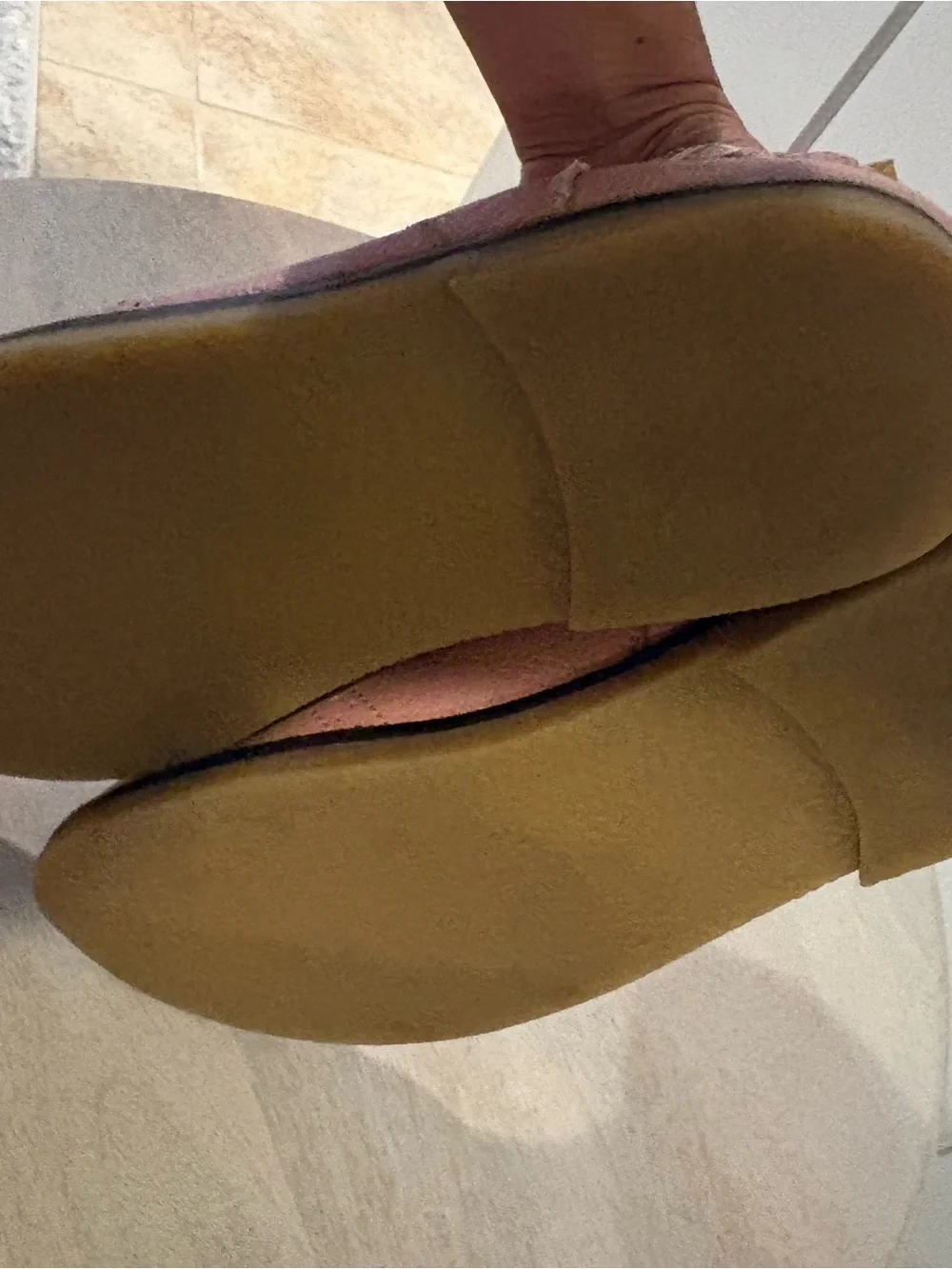 Boden Pink Leather Chelsea Booties with Floral design